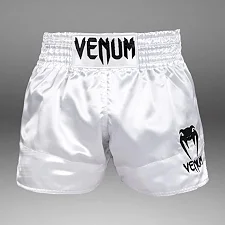 Шорти для Муай Тай VENUM Classic White Black