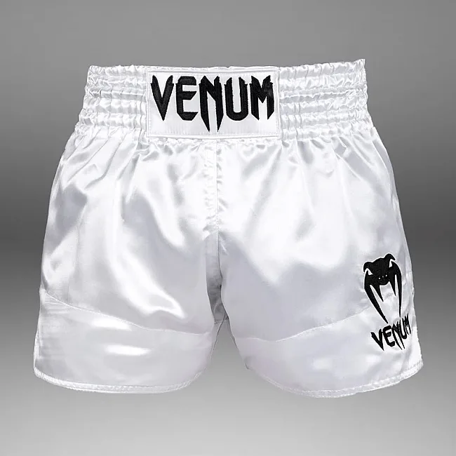 Шорти для Муай Тай VENUM Classic White Black
