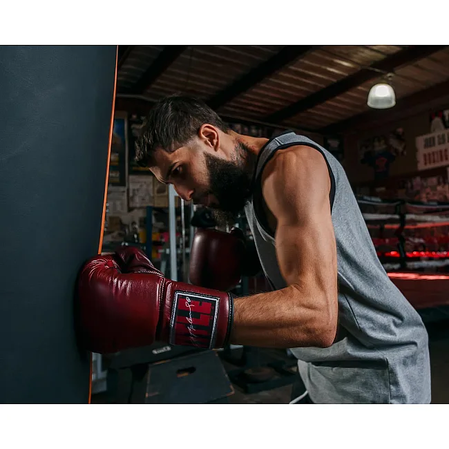 Перчатки для бокса TITLE Boxing Sugar Ray Leonard Throwback Leather