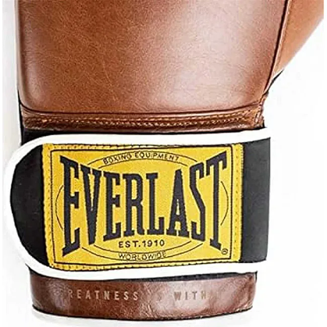 Перчатки для бокса EVERLAST 1910 Hook and Loop Brown
