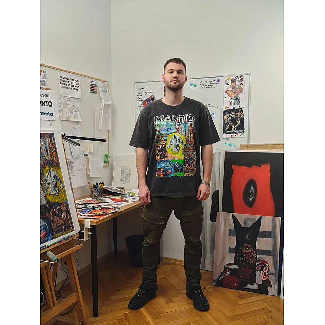 Футболка мужская MANTO IVO Black