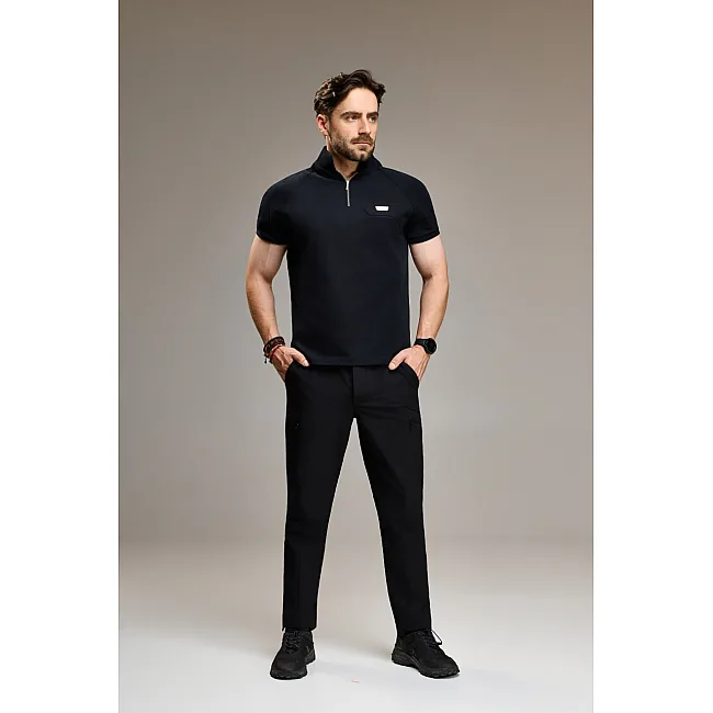 Футболка чоловіча ASKER Urban Warrior Polo Black