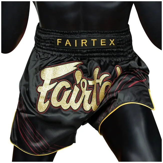 Шорти для Муай Тай FAIRTEX BS1925 Mr. X Black Red