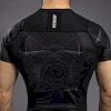 Рашгард VENUM G-Fit Air Mens Short Sleeve Deep Black Desert Sand