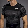 Рашгард VENUM G-Fit Air Mens Short Sleeve Deep Black Desert Sand