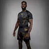 Рашгард VENUM Serpenti Short Sleeve Black Silver Gold