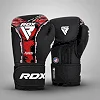 Перчатки для бокса RDX F-17 Aura Plus Black Red