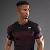Рашгард VENUM G-Fit Air Mens Short Sleeve Deep Black Fire Red