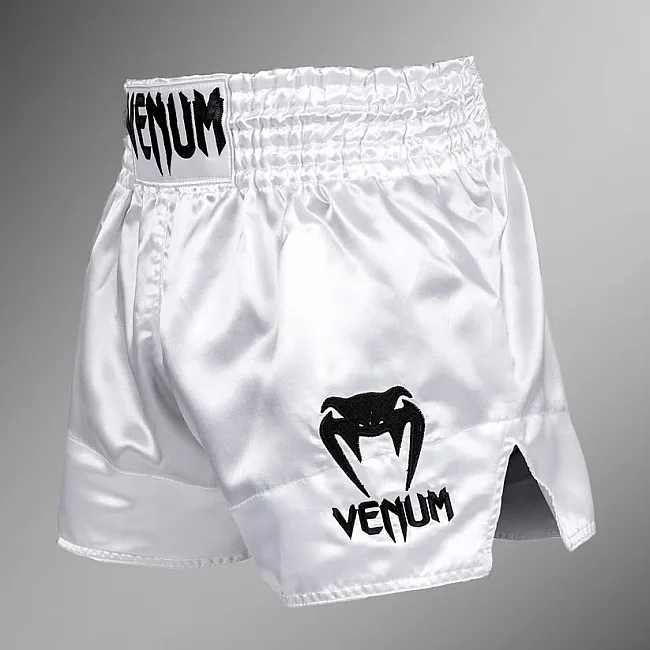 Шорти для Муай Тай VENUM Classic White Black