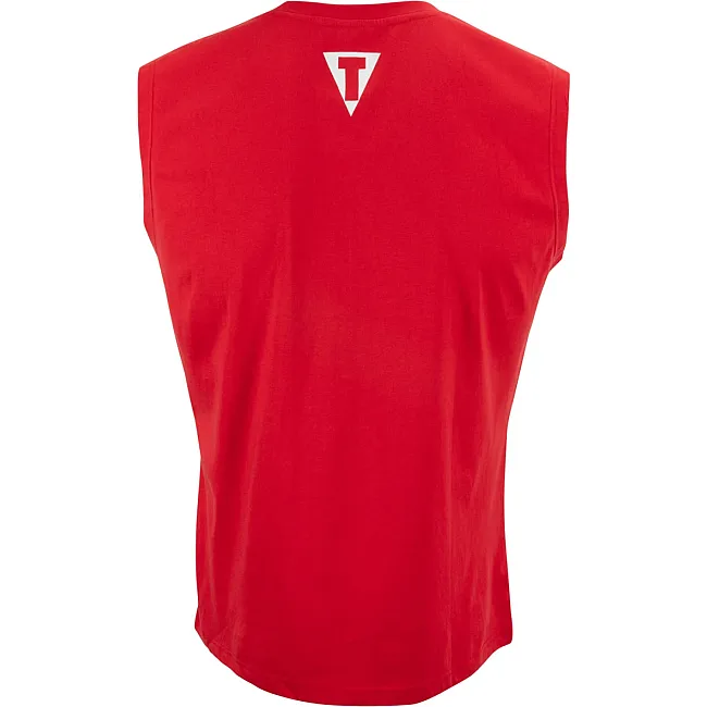 Безрукавка TITLE Boxing Iconic Block Muscle Tee Red White