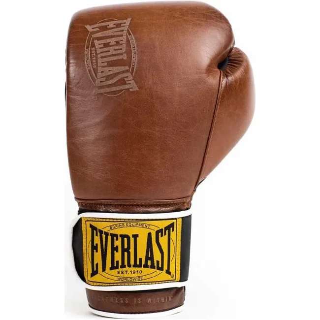 Перчатки для бокса EVERLAST 1910 Hook and Loop Brown