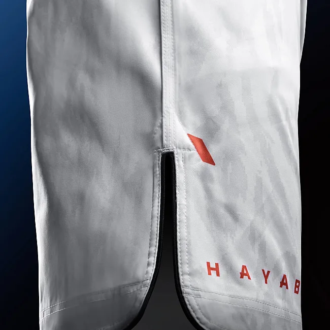 Шорты MMA HAYABUSA Men’s Apex Mid-Thigh Ash White