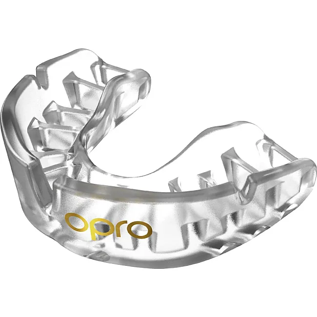 Капа для бокса OPRO Self-Fit GEN5 Gold Level Clear