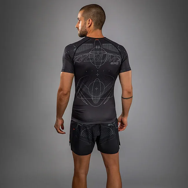 Рашгард VENUM Eclipse Short Sleeve Black Ivory