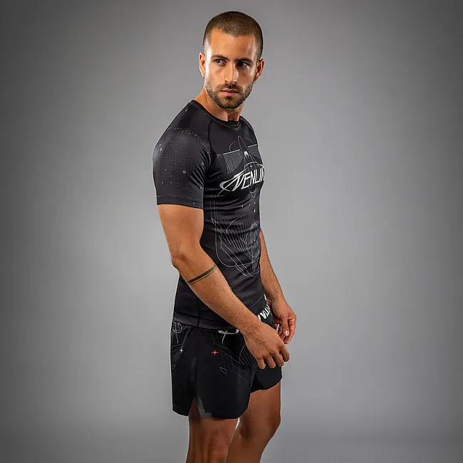 Рашгард VENUM Eclipse Short Sleeve Black Ivory