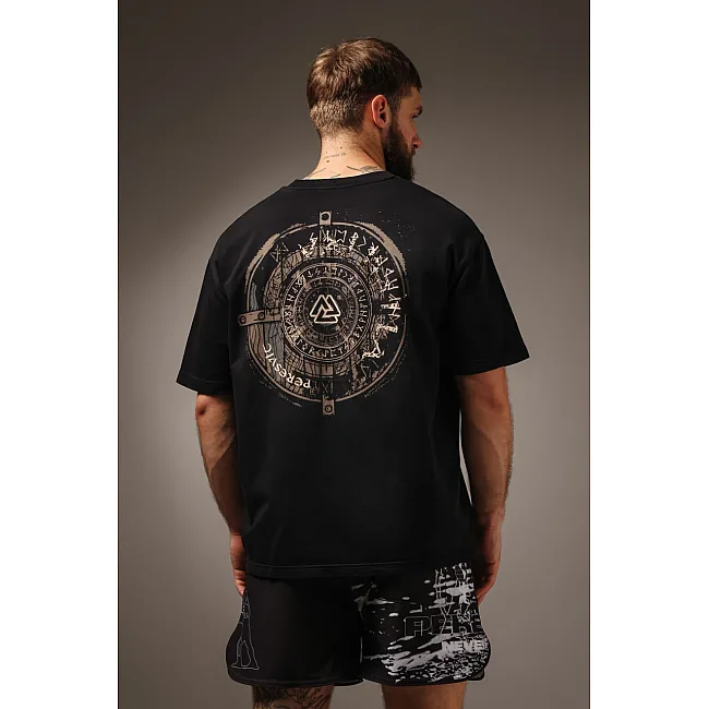 Футболка чоловіча PERESVIT Oversized Imprint Roast Black