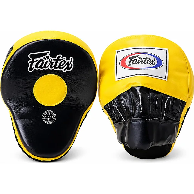 Лапы для бокса FAIRTEX Classic Pro s FMV10 Black Yellow