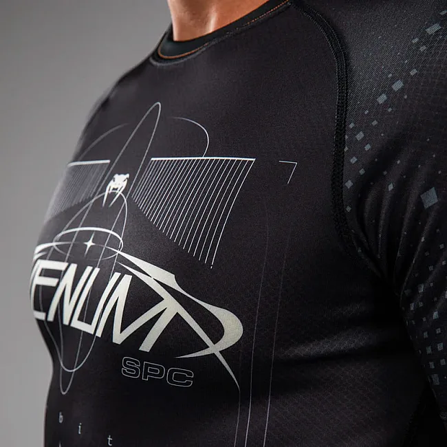 Рашгард VENUM Eclipse Short Sleeve Black Ivory