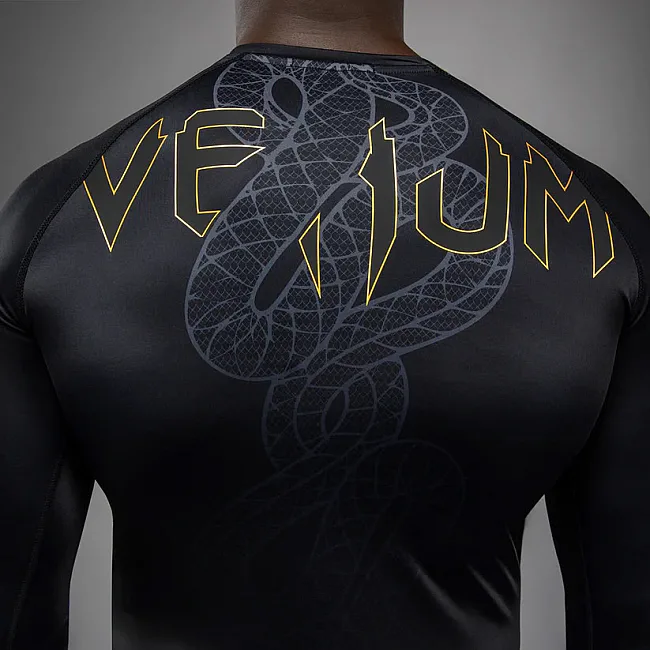 Рашгард VENUM Serpenti Black Silver Gold