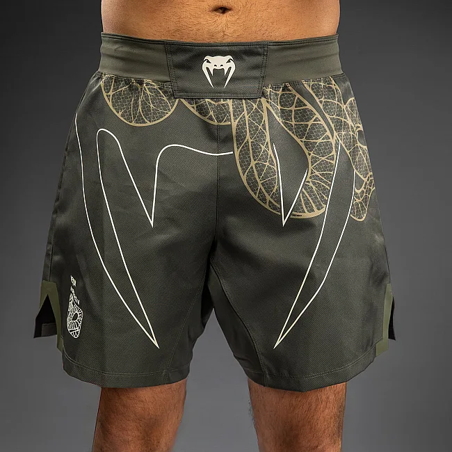 Шорти MMA VENUM Serpenti Khaki Bronze Ivory