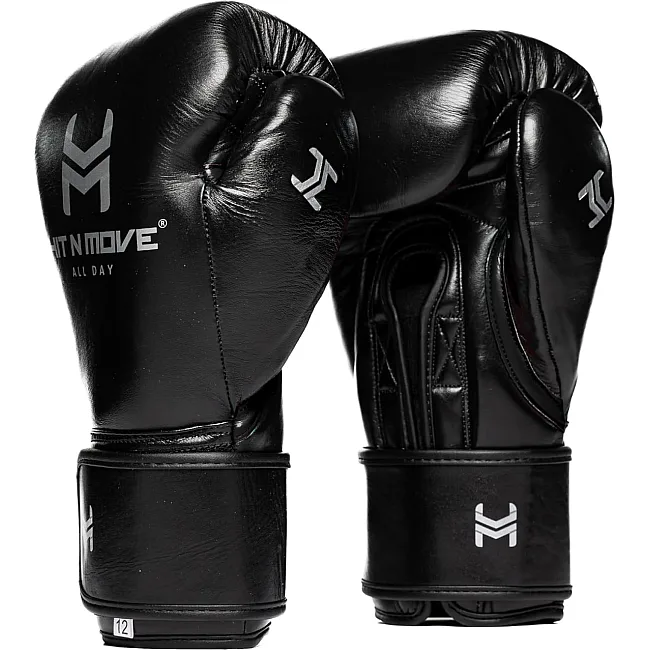Перчатки для бокса Hit N Move All Day Pro Hook and Loop Black