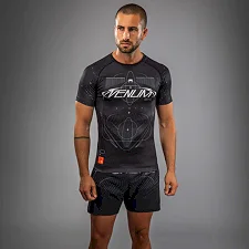 Рашгард VENUM Eclipse Short Sleeve Black Ivory