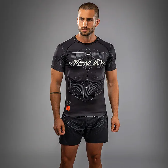 Рашгард VENUM Eclipse Short Sleeve Black Ivory