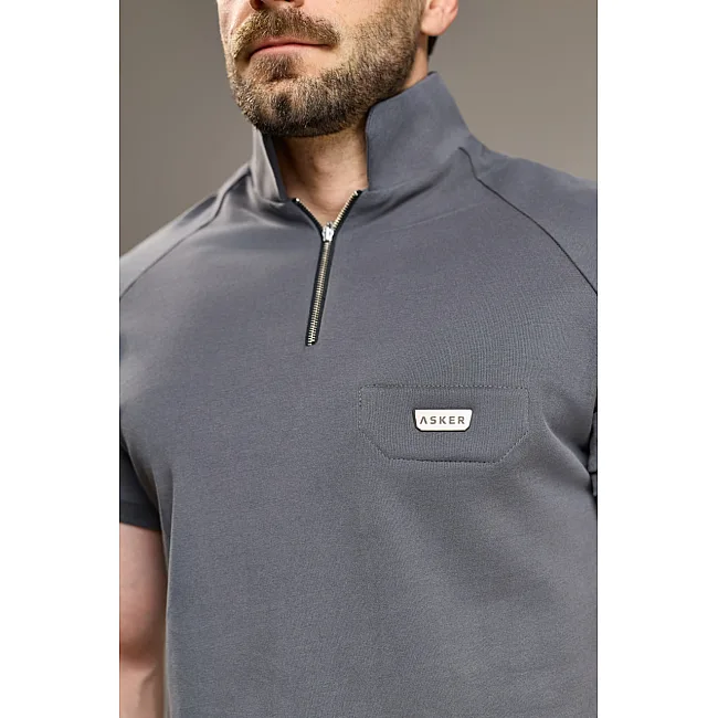 Футболка чоловіча ASKER Urban Warrior Polo Grey