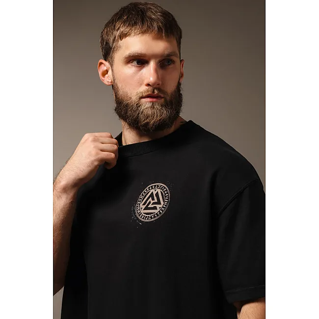 Футболка чоловіча PERESVIT Oversized Imprint Roast Black