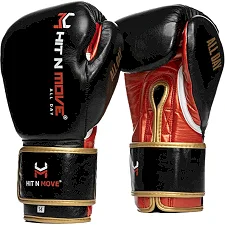 Перчатки снарядные Hit N Move All Day Pro Agility Boxing Hook and Loop Black Origin