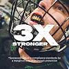 Капа для бокса SAFEJAWZ Extro Series Self-Fit Goldie Adult