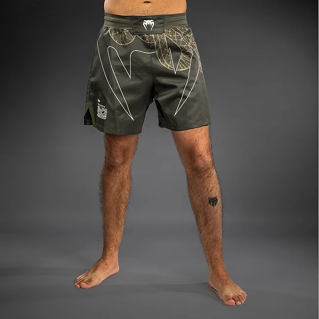 Шорти MMA VENUM Serpenti Khaki Bronze Ivory