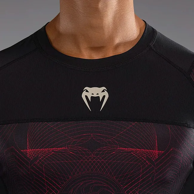 Рашгард VENUM G-Fit Air Mens Deep Black Fire Red