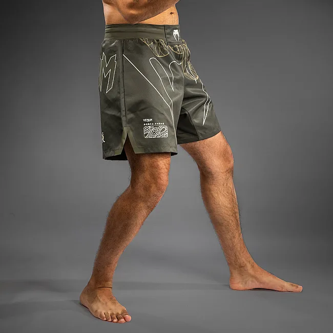 Шорти MMA VENUM Serpenti Khaki Bronze Ivory