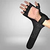 Перчатки для ММА RDX F-17 Aura Plus Grappling Black Red