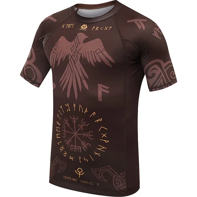 Рашгард PERESVIT Valhalla Short Sleeve Brute Brown