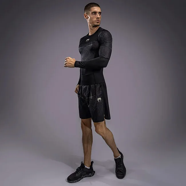 Рашгард VENUM G-Fit Air Mens Deep Black Desert Sand