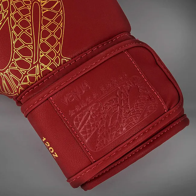 Перчатки для бокса VENUM Serpenti Burgundy Ivory