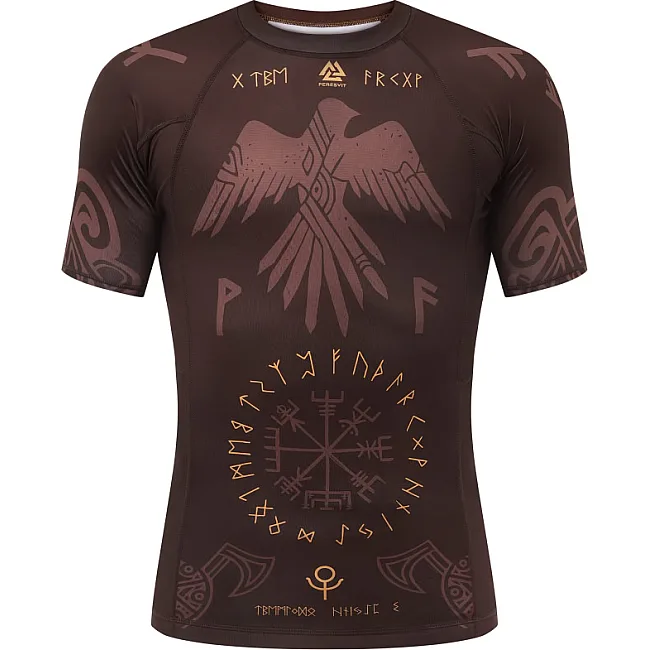 Рашгард PERESVIT Valhalla Short Sleeve Brute Brown