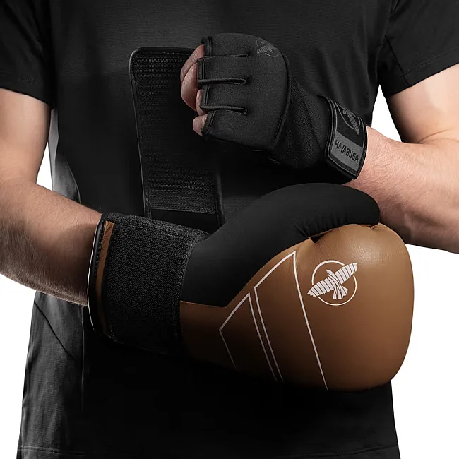 Перчатки для бокса HAYABUSA S4 Leather Golden Brown
