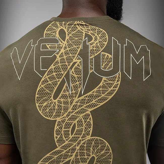 Футболка чоловіча VENUM Serpenti Khaki Bronze Ivory