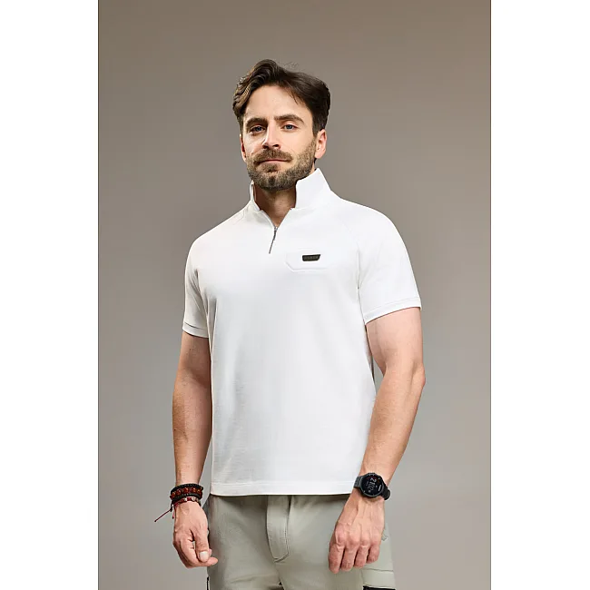 Футболка чоловіча ASKER Urban Warrior Polo White
