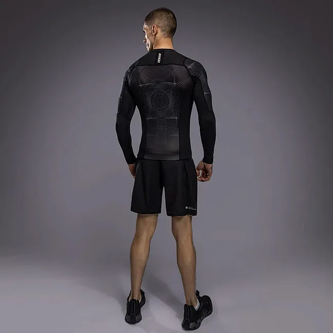 Рашгард VENUM G-Fit Air Mens Deep Black Desert Sand
