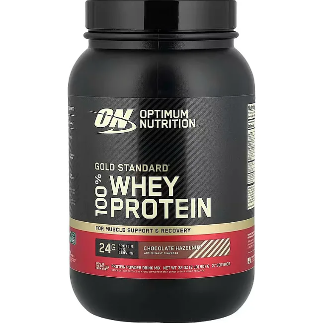 Сывороточный протеин Optimum Nutrition Gold Standard 100% Whey Chocolate Hazelnut 907 г