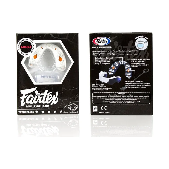 Капа для бокса FAIRTEX MG3 White