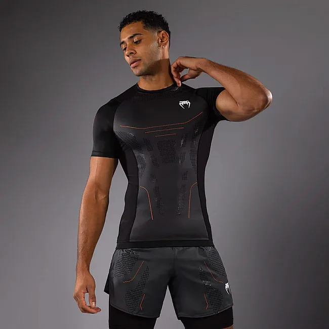 Рашгард VENUM Technical 3.0 Short Sleeve Graphite