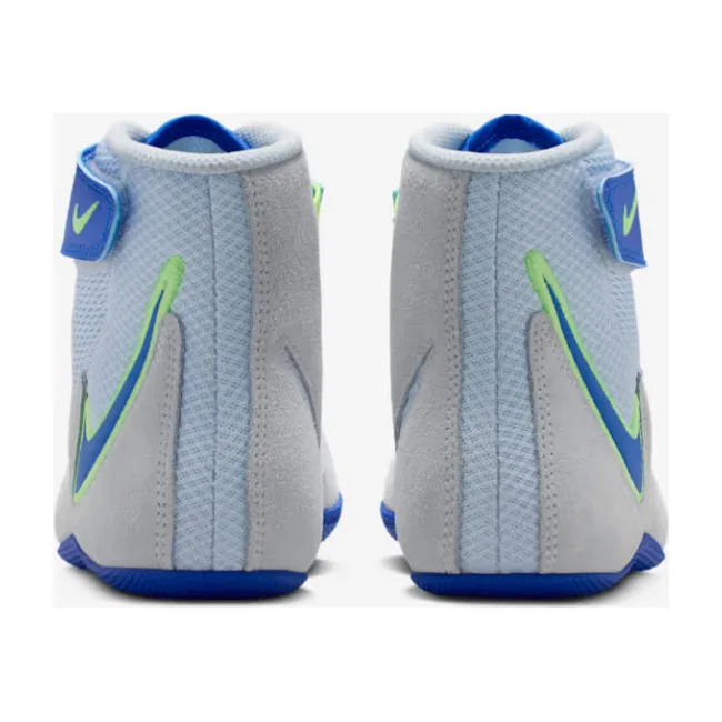 Детские борцовки NIKE Youth Speedsweep VIII GS Blue Tint Hyper Royal Lime Blast White