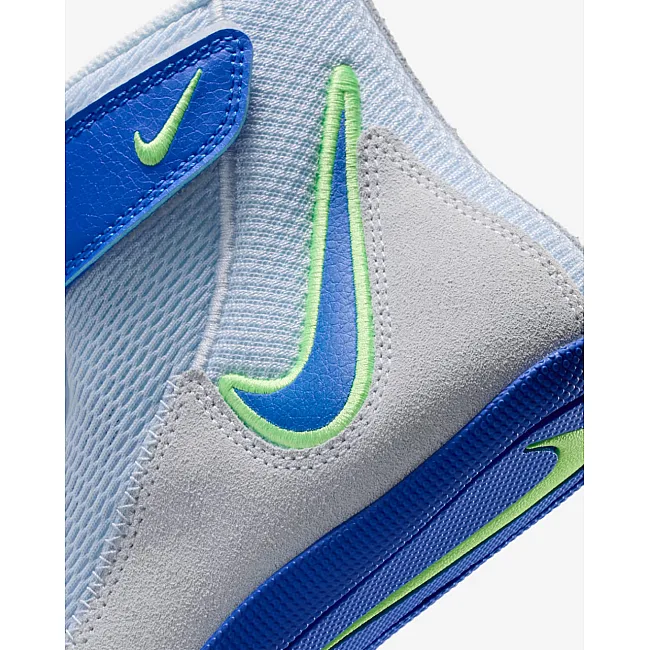 Детские борцовки NIKE Youth Speedsweep VIII GS Blue Tint Hyper Royal Lime Blast White