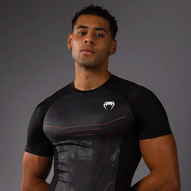 Рашгард VENUM Technical 3.0 Short Sleeve Graphite