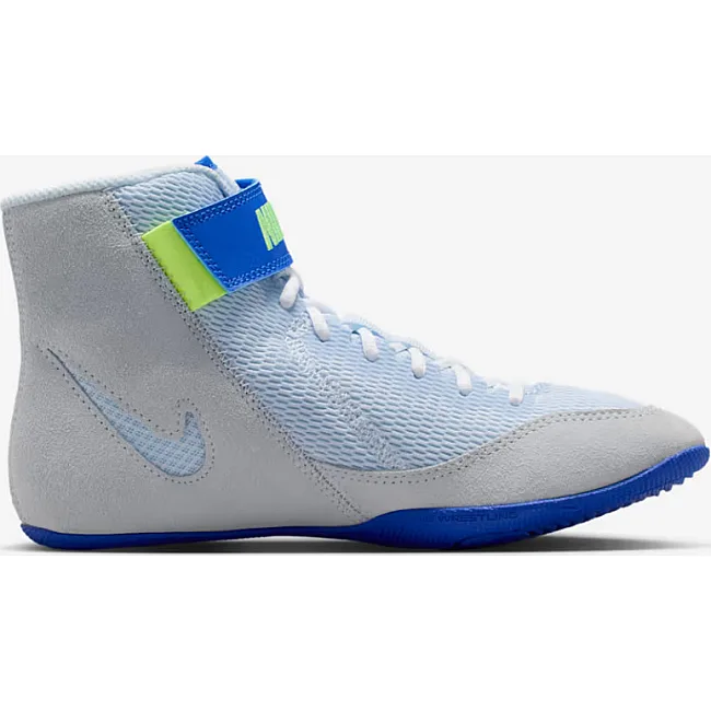 Детские борцовки NIKE Youth Speedsweep VIII GS Blue Tint Hyper Royal Lime Blast White